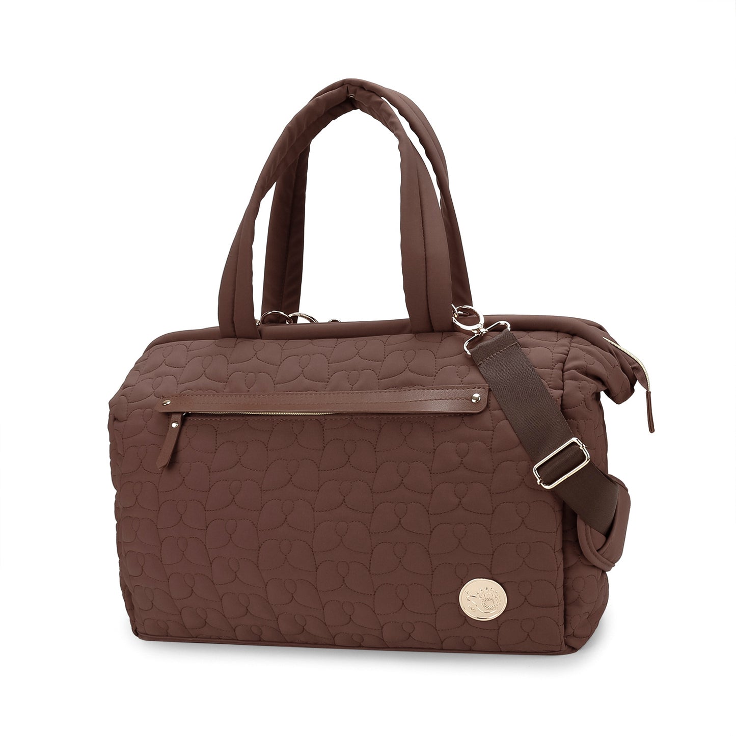 Mummy Quilted Embroidery Pattern Large Capacity Bags