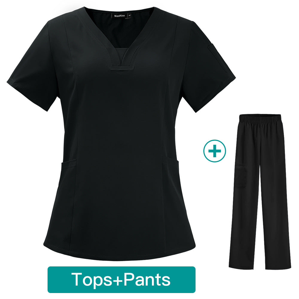 Gown Female Stomatologist Work Clothes Sleeve Male Hand Uniform