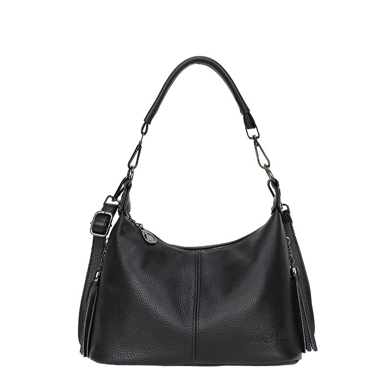 Women's Underarm Layer Cowhide Elegance Retro Fashion Shoulder Bags