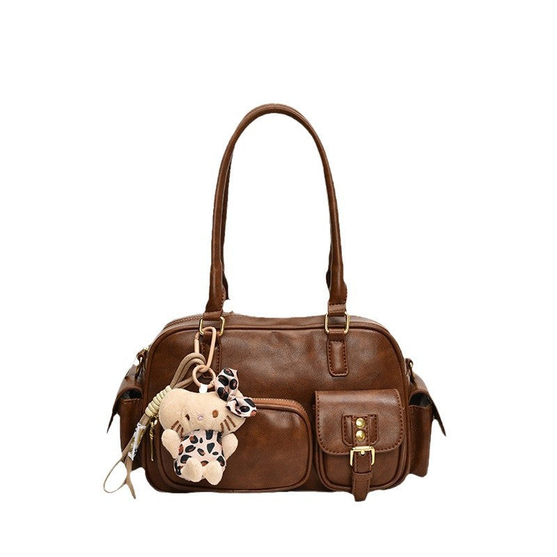 Women's Retro Commuter Large Capacity Fashion Niche Crossbody Bags