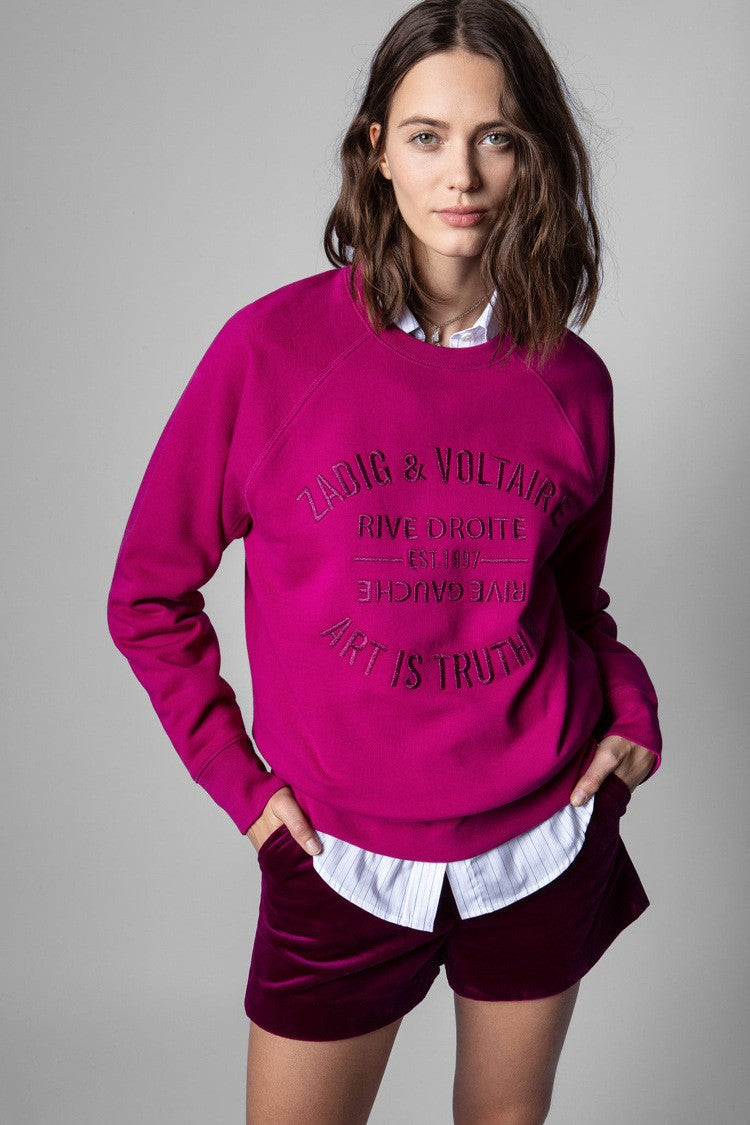 Women's Autumn French Minority Classic Letter Embroidery Sweaters