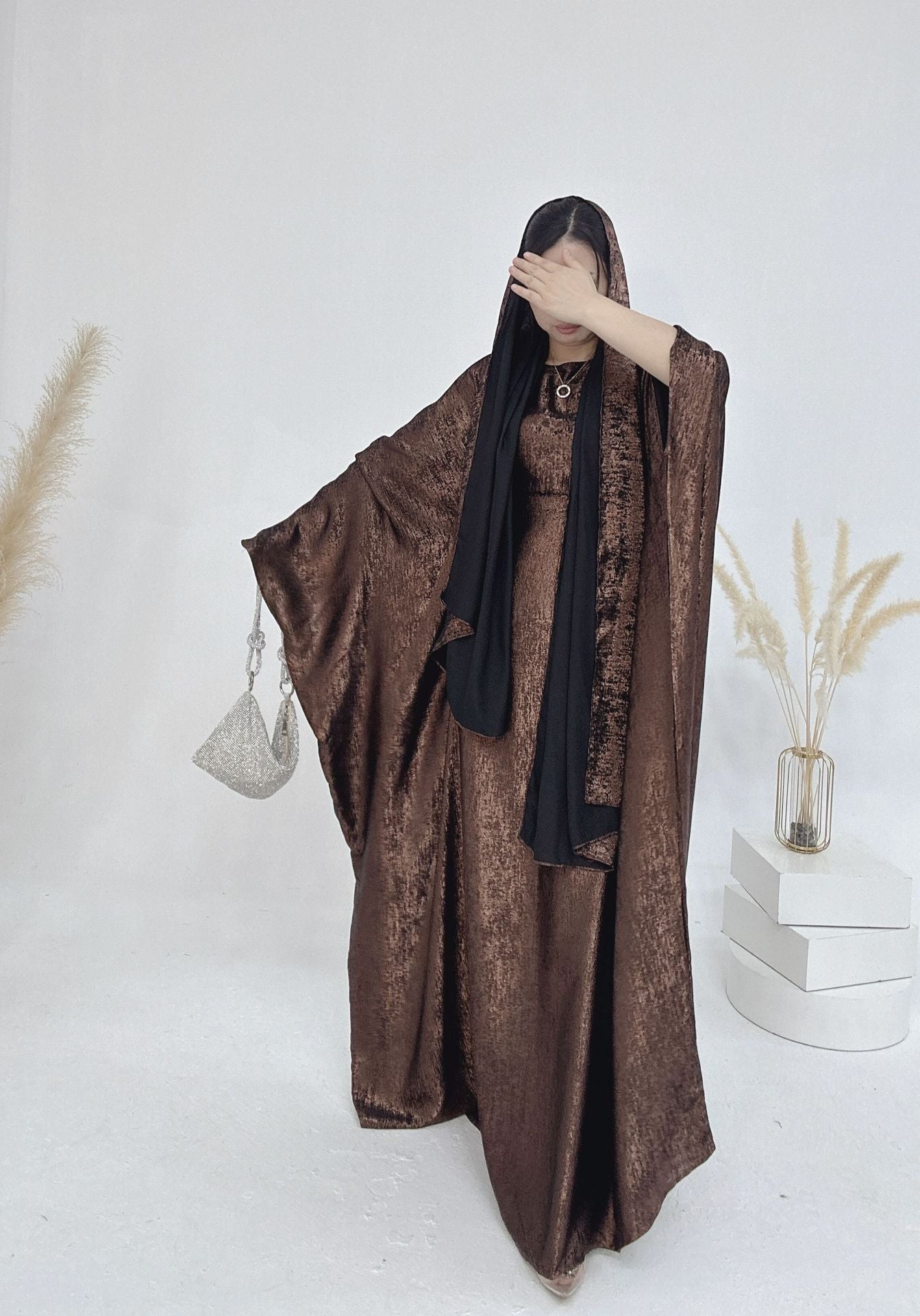 Glamorous Fashion Stitching Turkish Elegant Dress Clothing