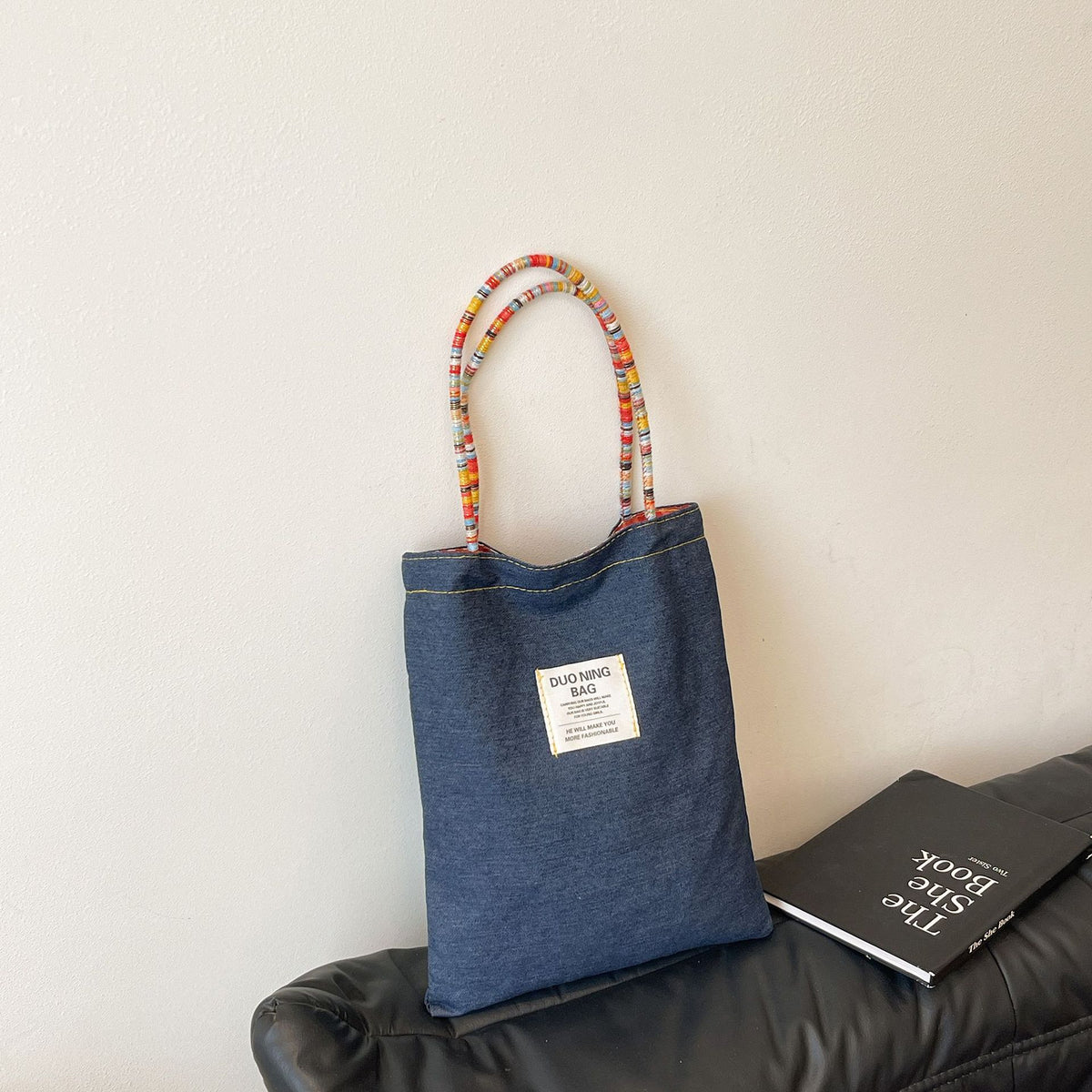 Women's Denim Popular Leisure Large Capacity Class Women's Shoulder Bag