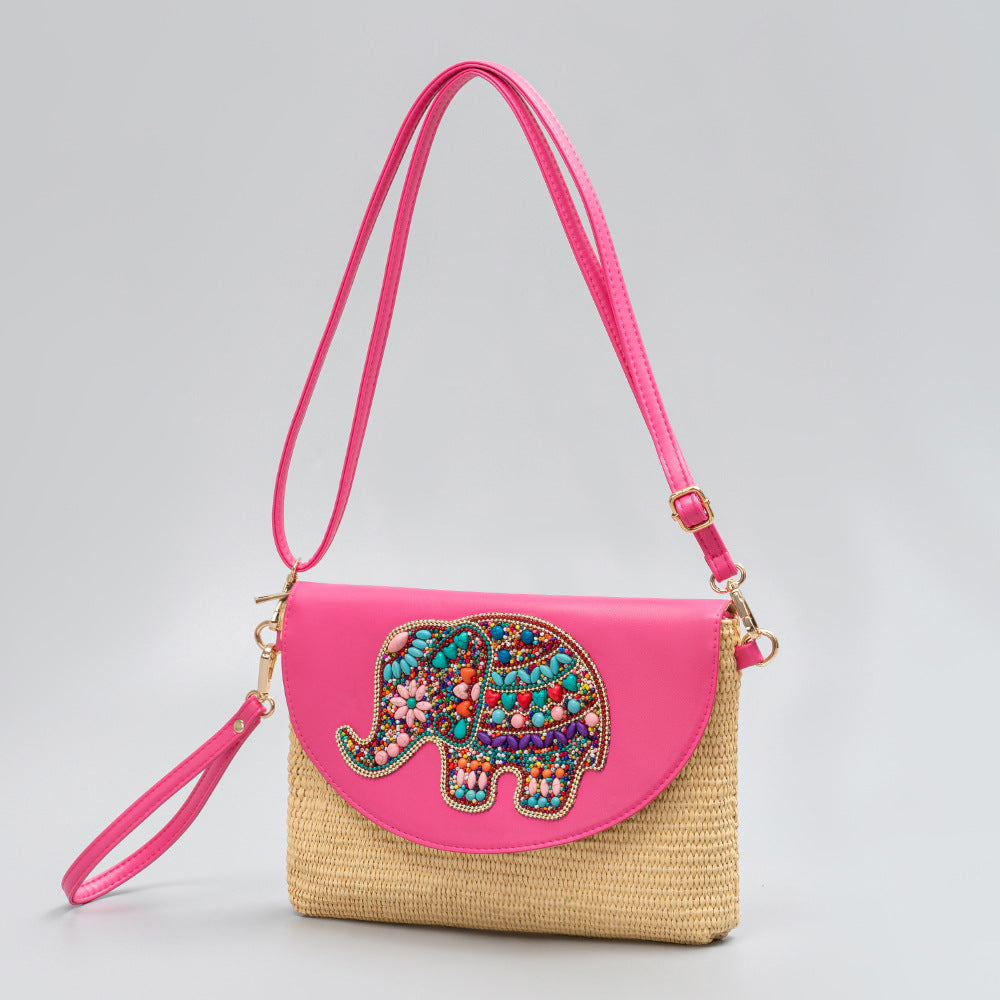 Women's Summer Straw Clutch High-grade Exquisite Woven Bags