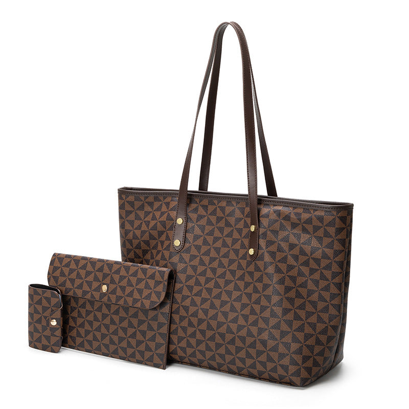 Women's Female Korean Style Fashion Three-piece Set Armpit Bags