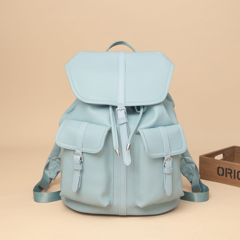 Color Large Capacity Female Korean Style Backpacks