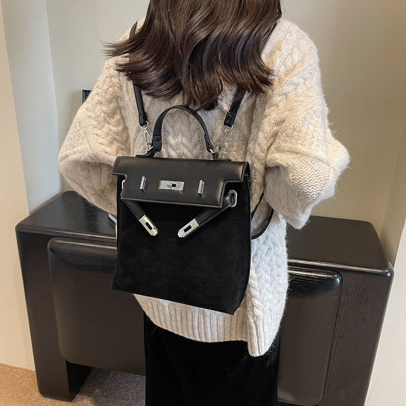 Women's Portable Commuter Fashionable Niche Large Capacity Shoulder Bags