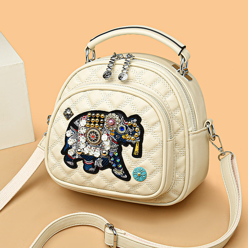 Women's Millennium Kangaroo Size Ethnic Style Elephant Shoulder Bags