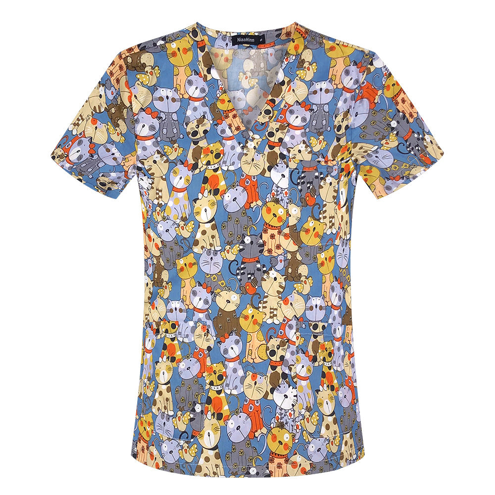 Hand Washing Beauty Salon Pet Hospital Doctor Nurse Uniform