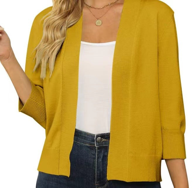 Women's Popular Fashion Outer Wear Slim Sweaters
