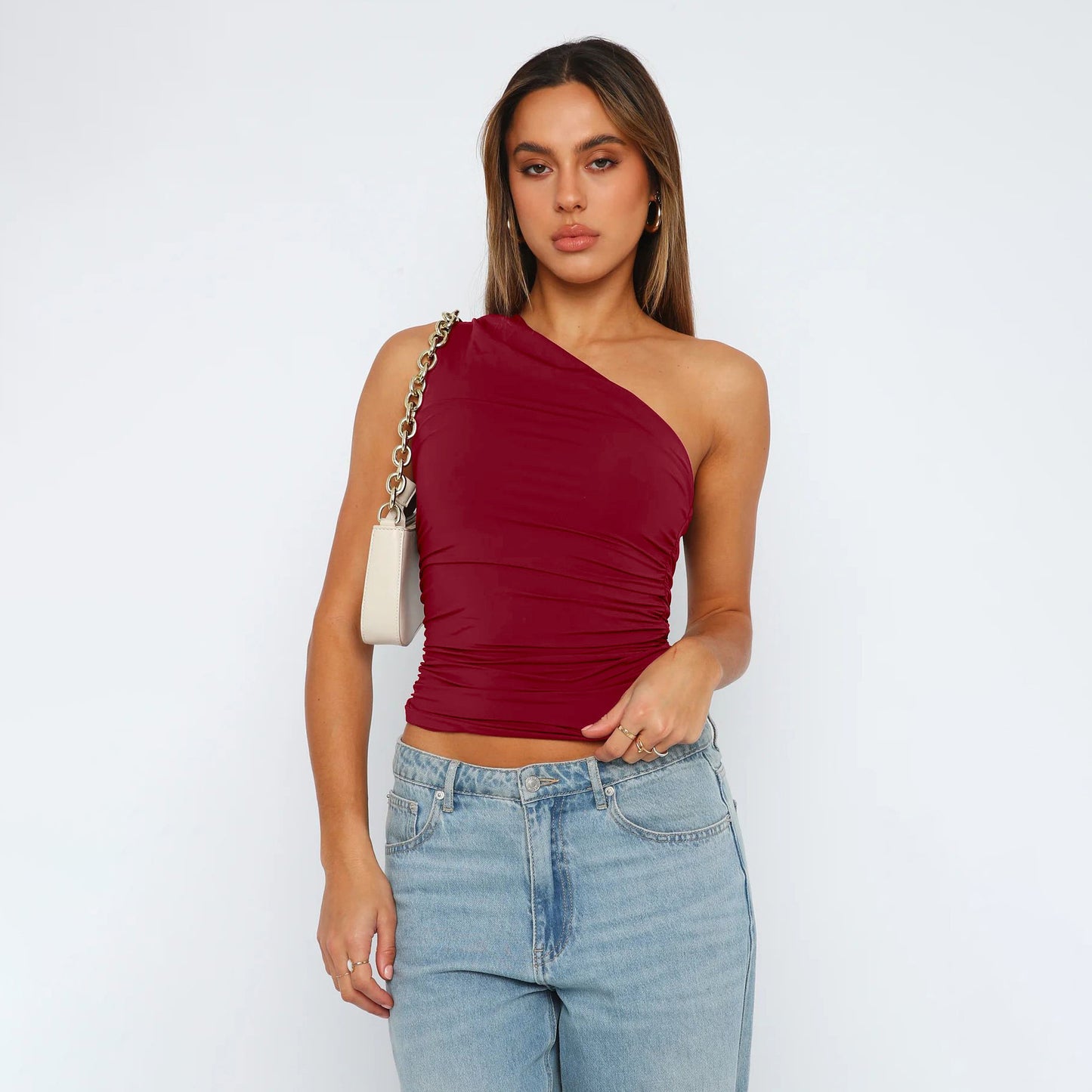 Inner Match Sexy Hot Clothes Sleeveless Blouses