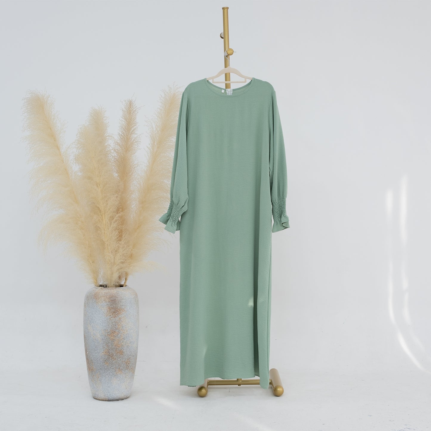 Women's Slouchy Turkish Solid Color Dress Dresses
