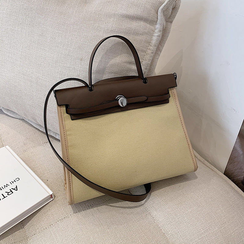 Women's Large Capacity Summer Fashion Canvas Textured Bags