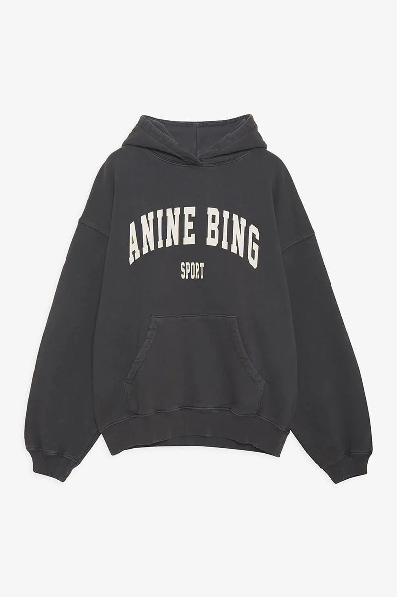 Autumn North American Niche Classic Letter Sweaters