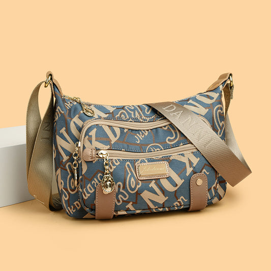 Women's Oxford Cloth Embroidered Mother Fashion Canvas Bags