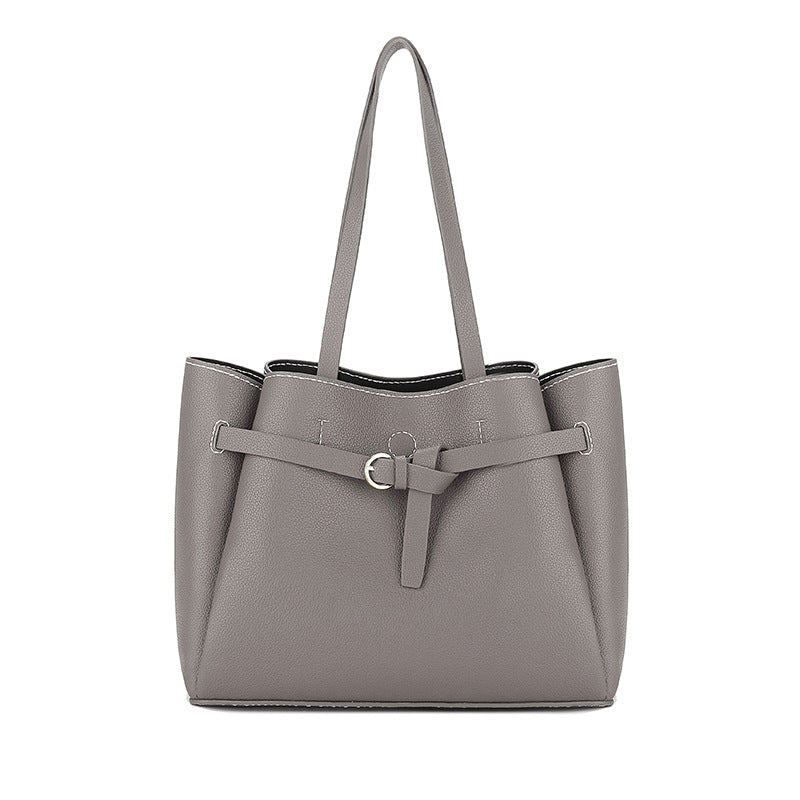 Large Capacity Commuter Homemade Woven Material Shoulder Bags