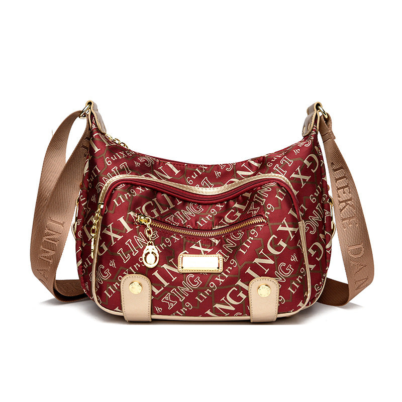 Women's Summer Waterproof Oxford Cloth Mom Large Crossbody Bags