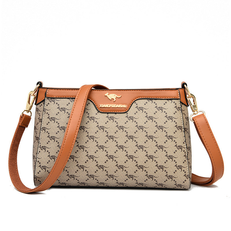 Women's Simple Versatile Large Capacity Soft Leather Crossbody Bags