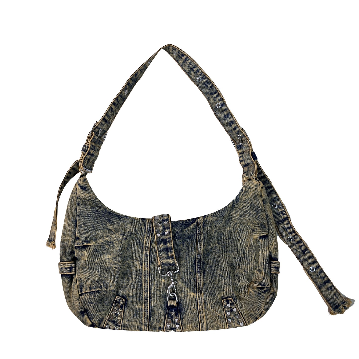 American Retro Denim Street Fashion Daily Shoulder Bags