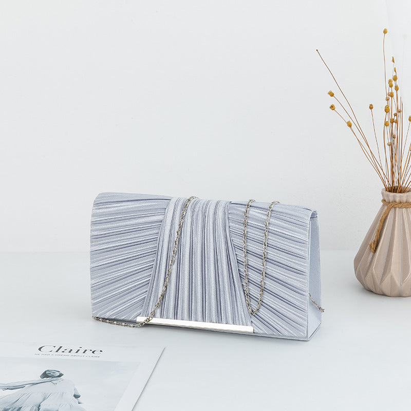 Style Banquet Formal Funeral Black Clutch Evening Bags