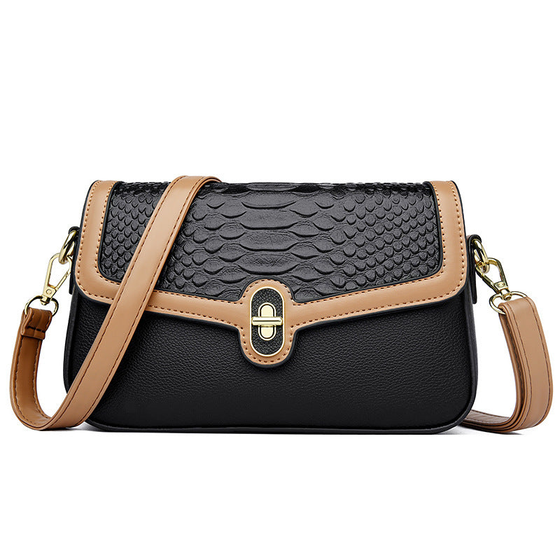 Women's Pretty High-grade Underarm Crocodile Pattern Shoulder Bags