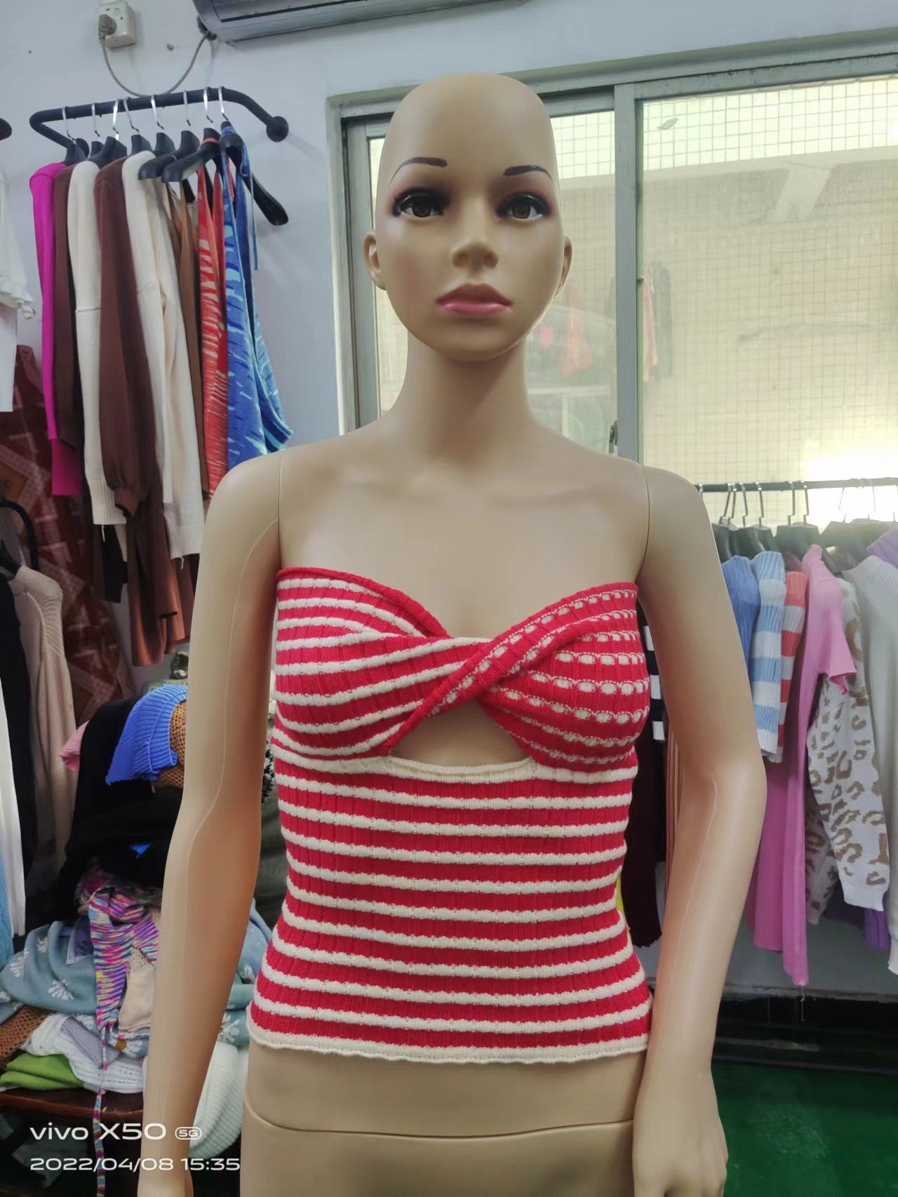 Women's Sexy Stripes Bandeau Tube Camisole Clothing
