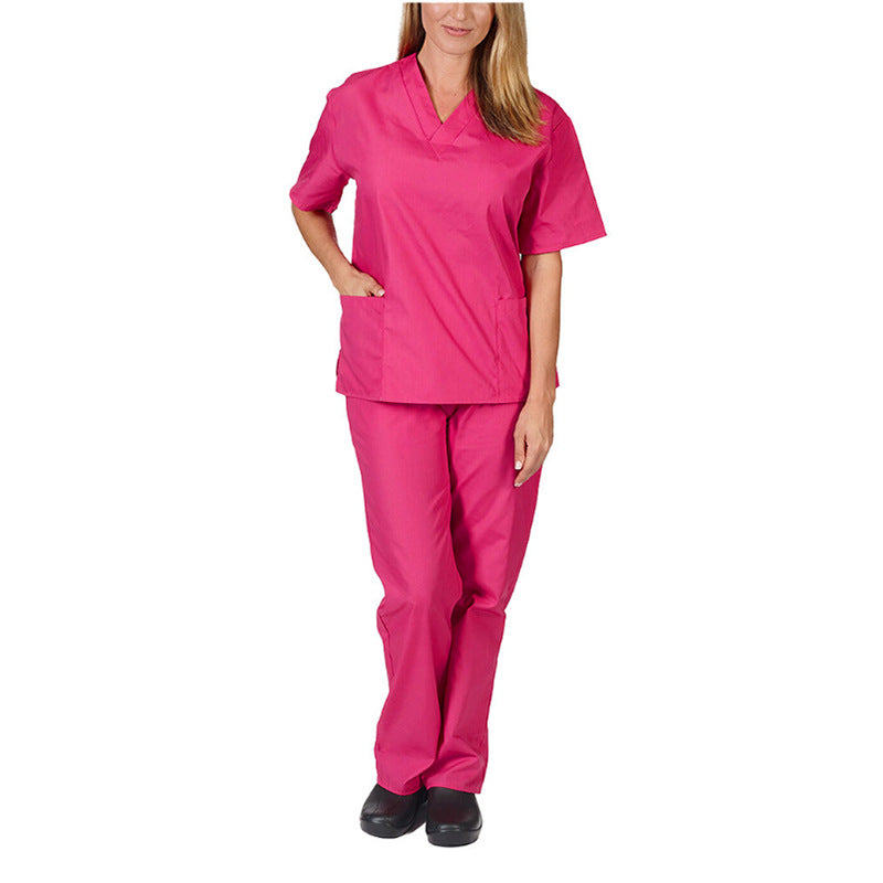 Color Pocket Nursing Work Uniforms Nurse Uniform