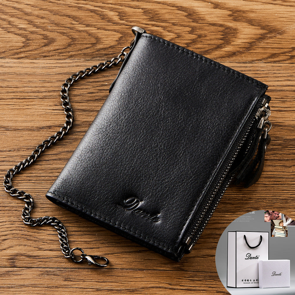 Layer Cowhide Rub Color Driving License Coin Purses