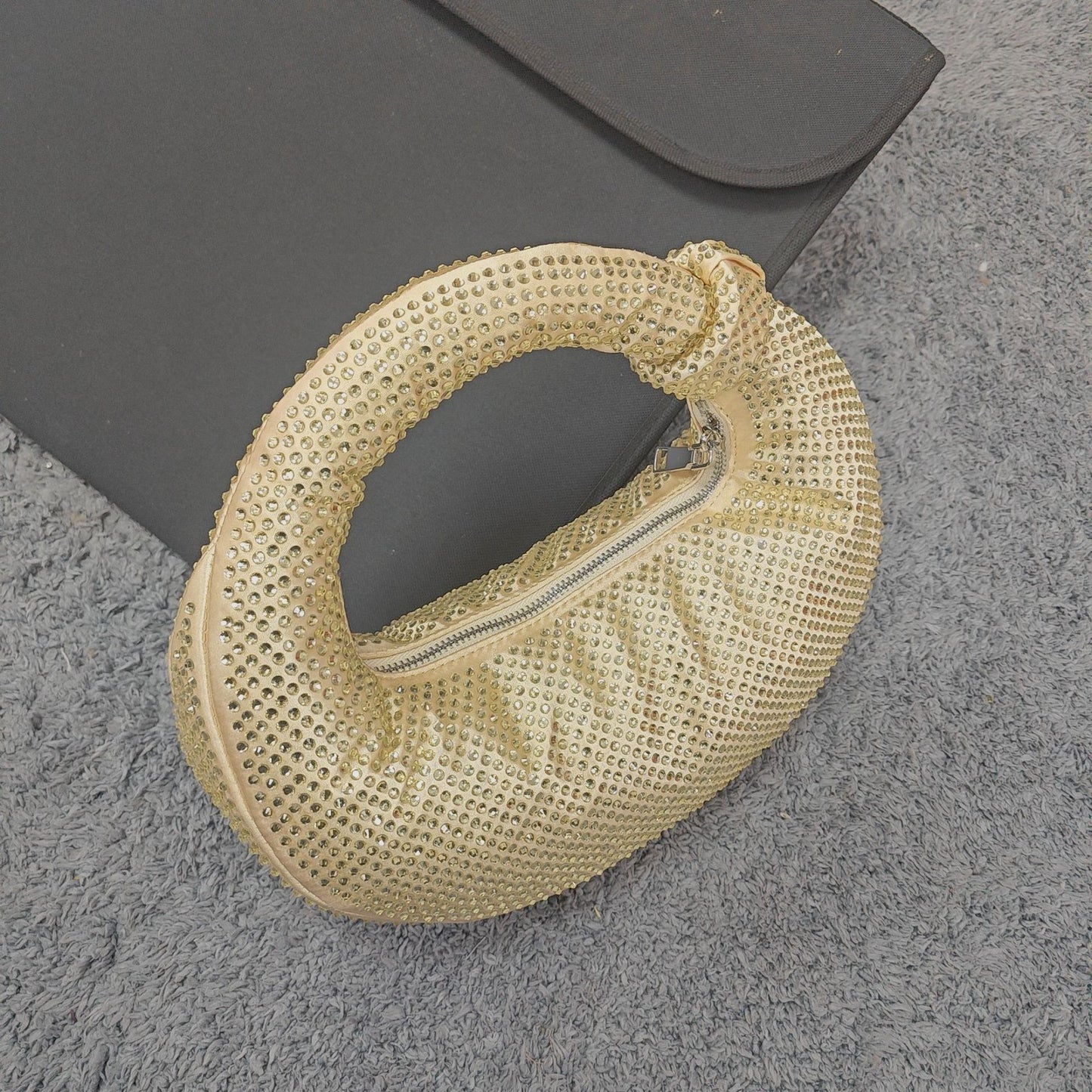 Women's Unique Clutch Shiny Rhinestone Dinner Handbags
