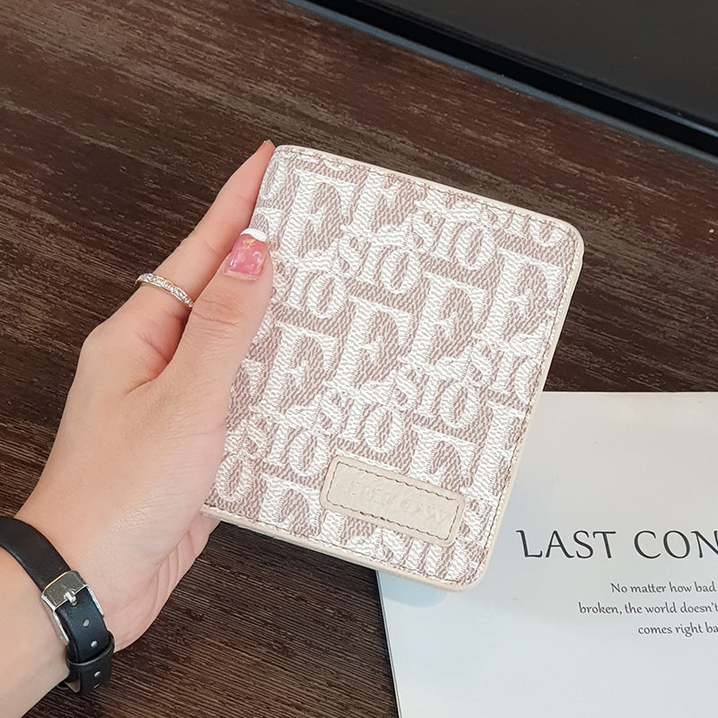 Women's Short Genuine Leather Compact One Thin Ladies Wallets