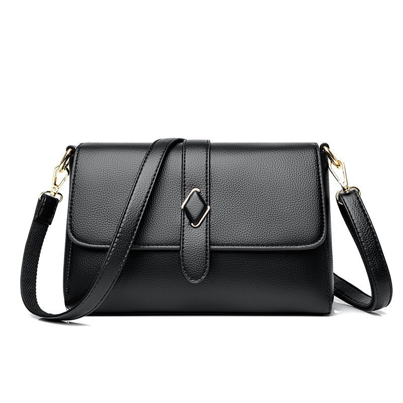 Women's Spring Soft Leather Large Capacity Classic Versatile Shoulder Bags