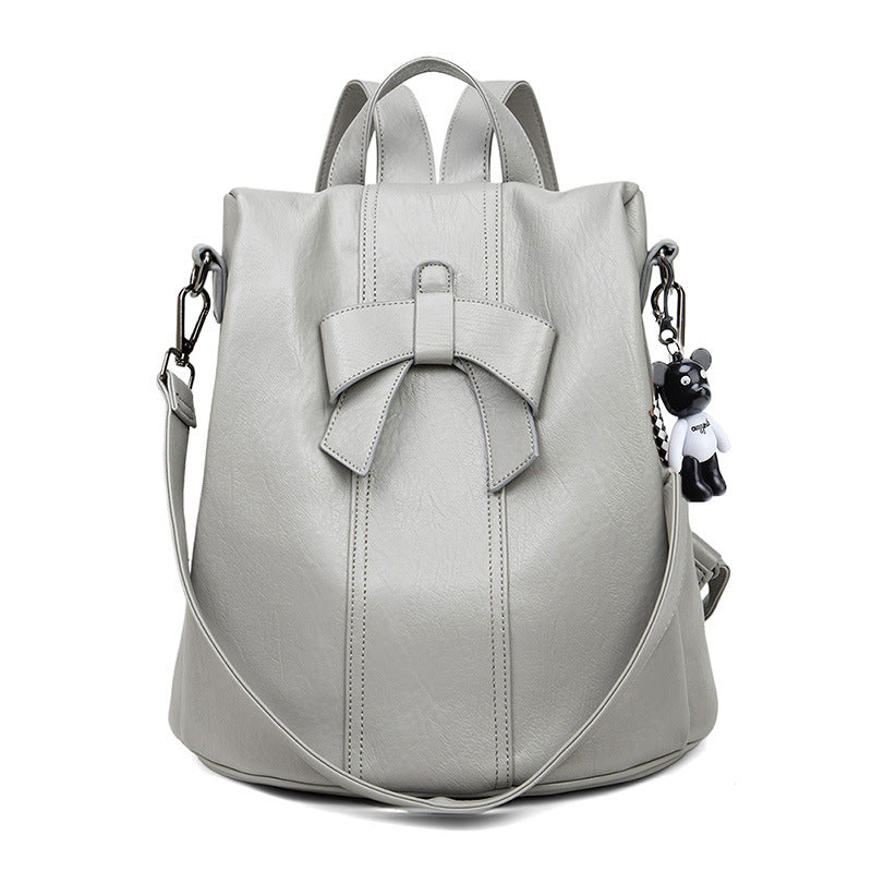 Women's Trendy Korean Fashion Multipurpose Cute Bow Backpacks