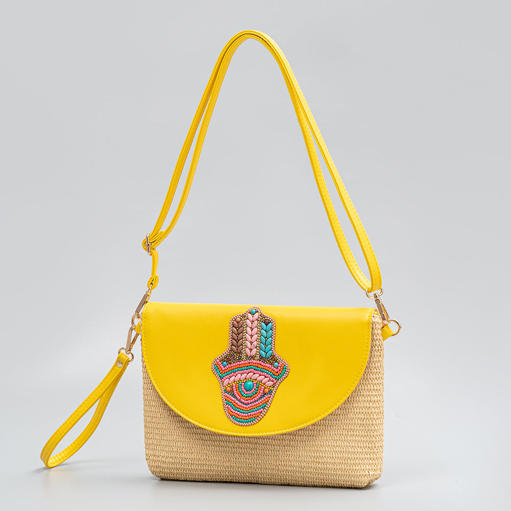 Women's Summer Straw Clutch High-grade Exquisite Woven Bags