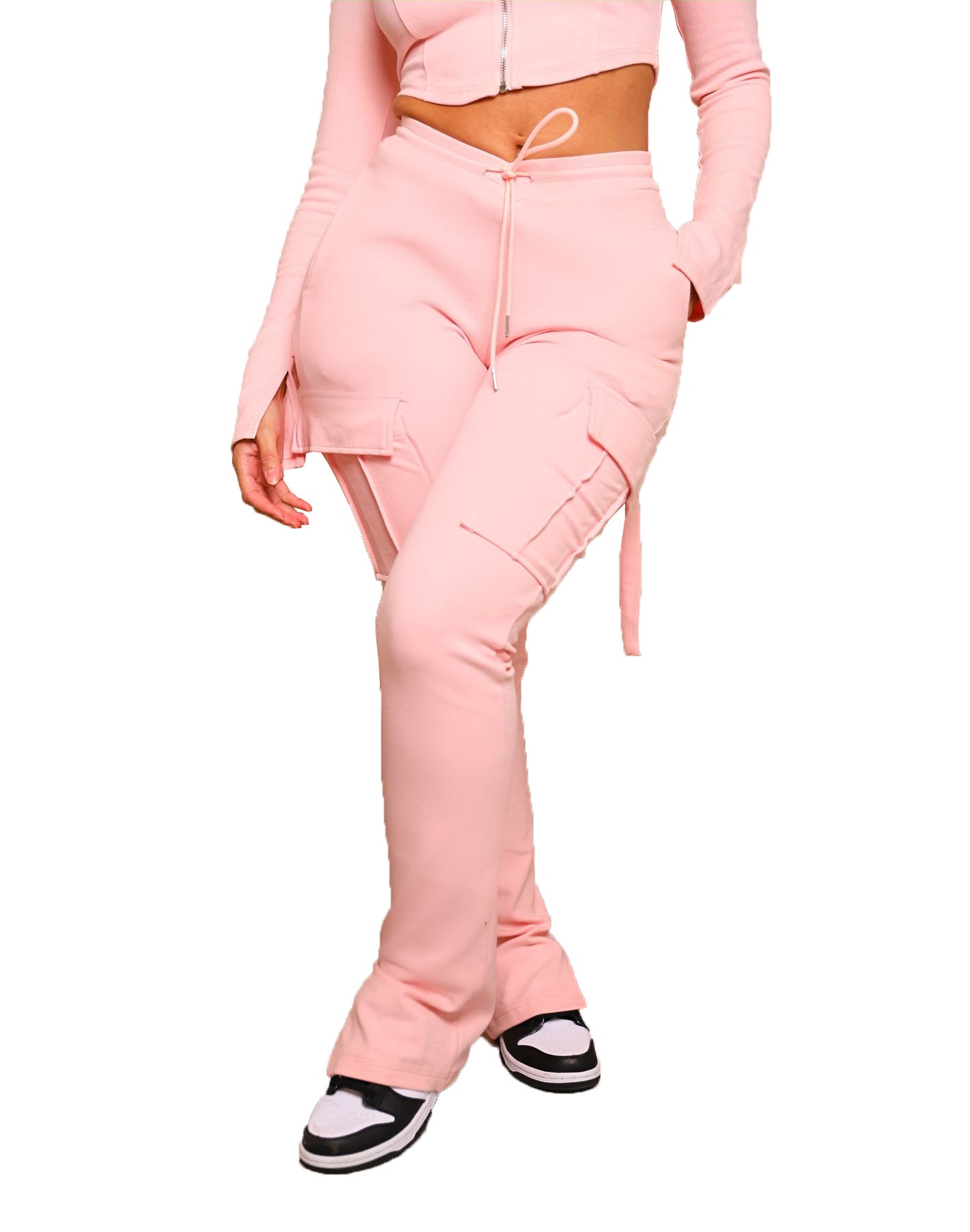 Women's Casual Tight Sportswear Even Cap Suits