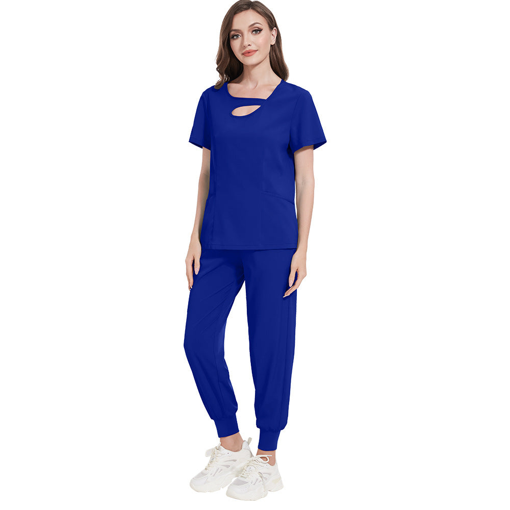 Frosted Doctor Nurse Nursing Home Beauty Salon Work Uniform