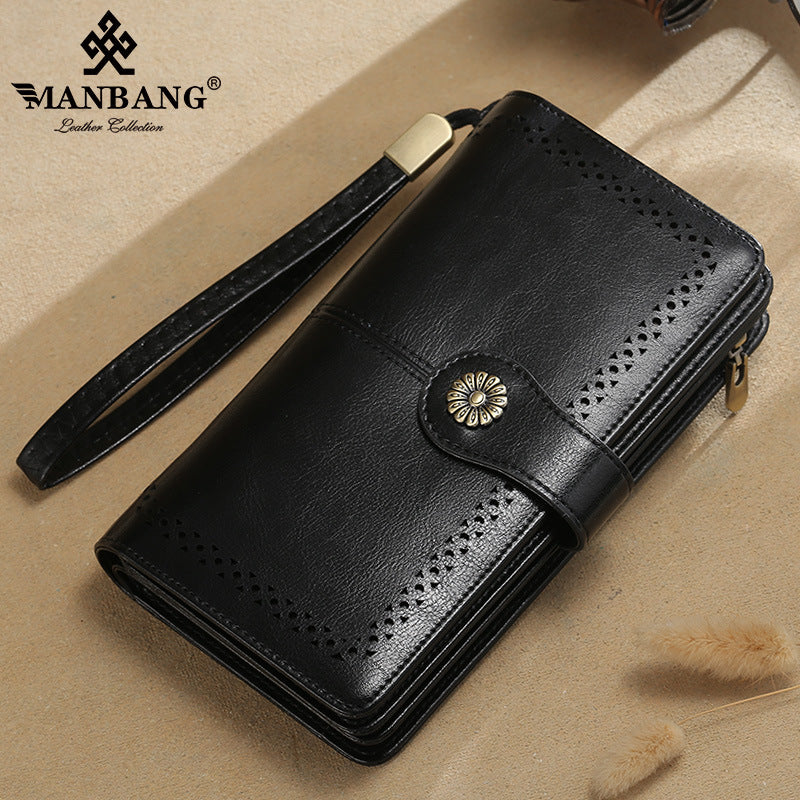 Women's Comfortable Long Zipper Large Capacity Ladies Wallets