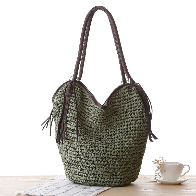 Octopus Woven Daily Leisure Seaside Vacation Shoulder Bags