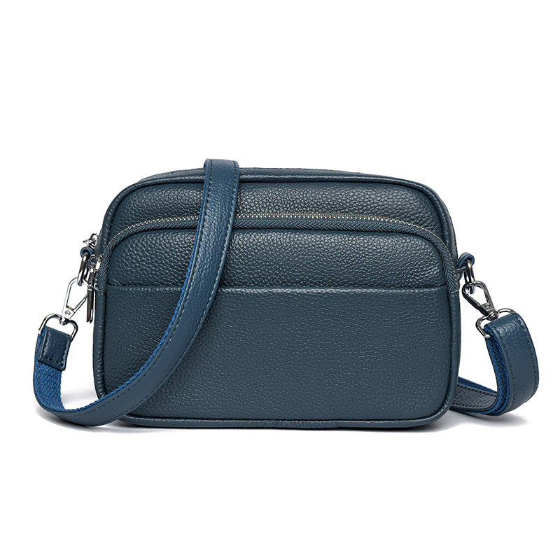 Women's Trendy Genuine Leather First Layer Cowhide Shoulder Bags