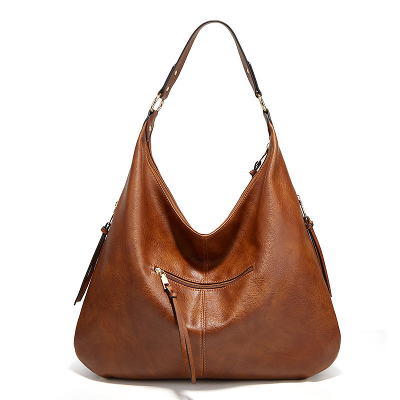 Women's Portable Korean Big Fashion Trend Large Shoulder Bags