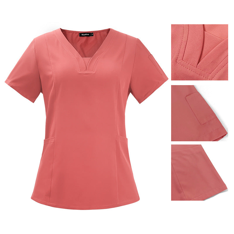 Gown Female Stomatologist Work Clothes Sleeve Male Hand Uniform
