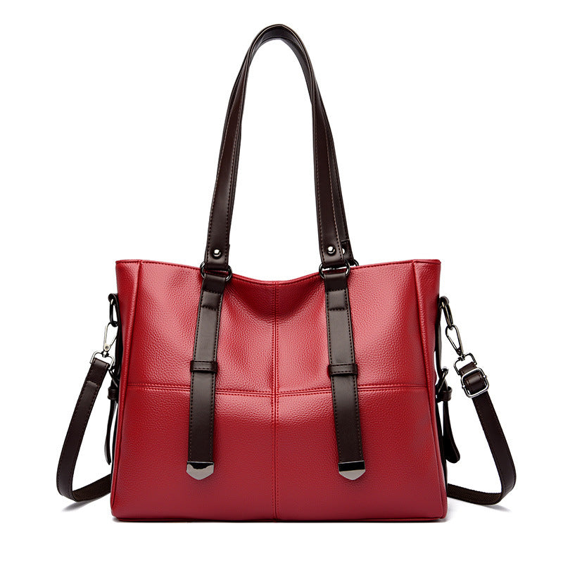 Women's Soft Surface Textured Commuter Large Capacity Handbags