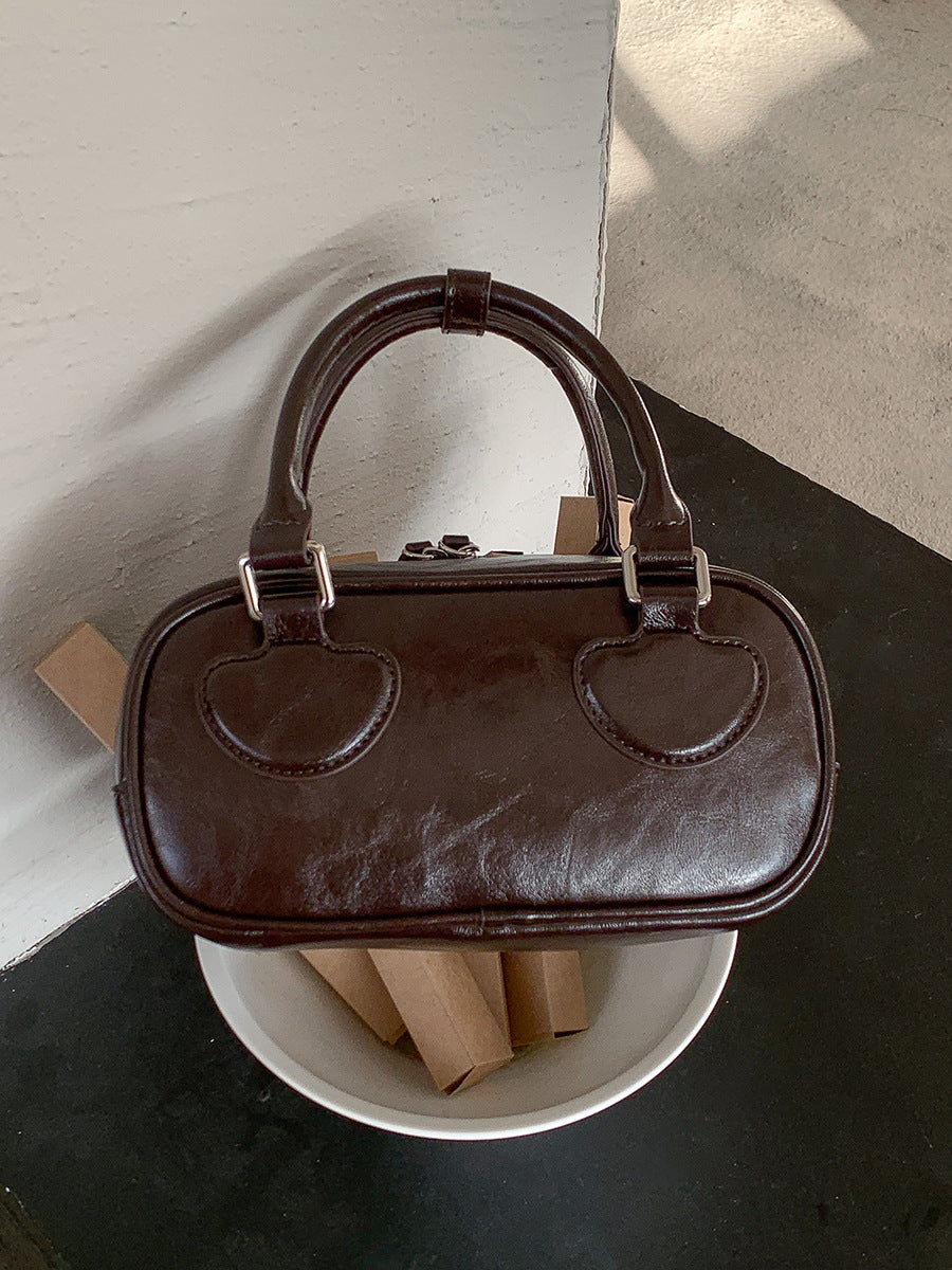 Women's Korean Style Color Contrast Patchwork Mobile Handbags