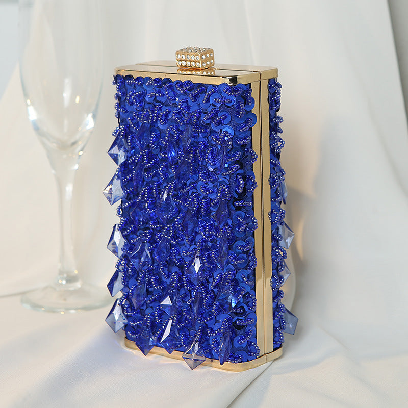 Women's Retro Handmade Beaded Dinner Vertical Banquet Evening Bags
