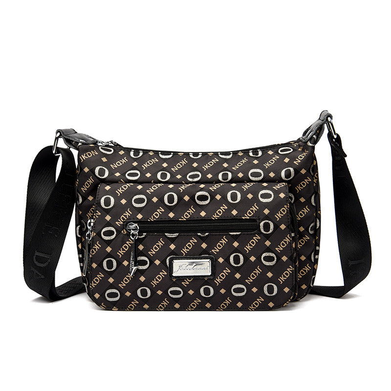 Women's Waterproof Oxford Cloth Large Capacity Printed Crossbody Bags