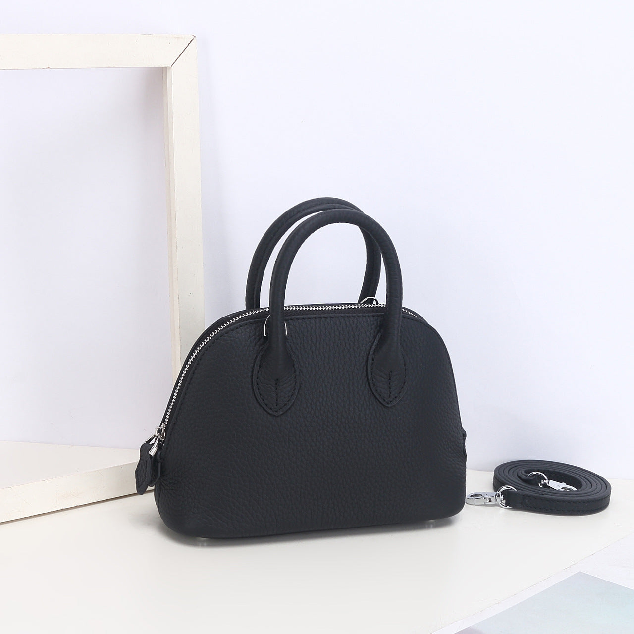 Women's Shell Genuine Leather Simple Fashionable Stylish Shoulder Bags