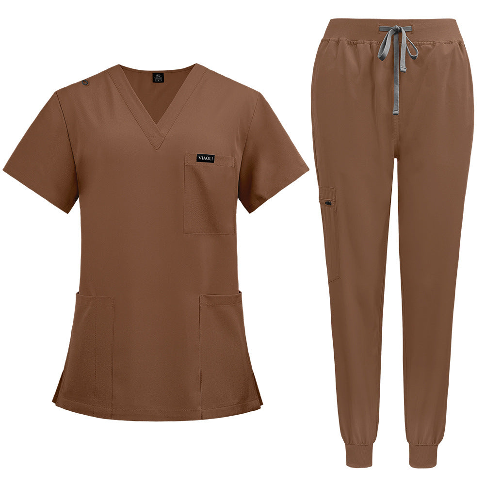 Color Operating Room Sleeve Hand Washing Female Uniform