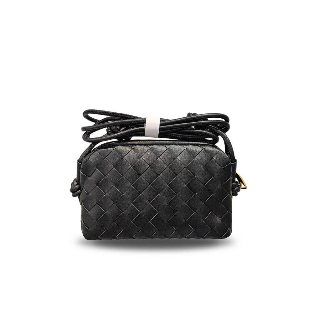 Women's Woven Cloud Genuine Leather Made Korean Shoulder Bags