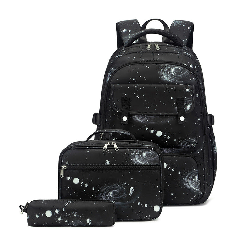 Men's & Children's & Large Capacity Primary Boy Starry Elementary School Students' Schoolbags