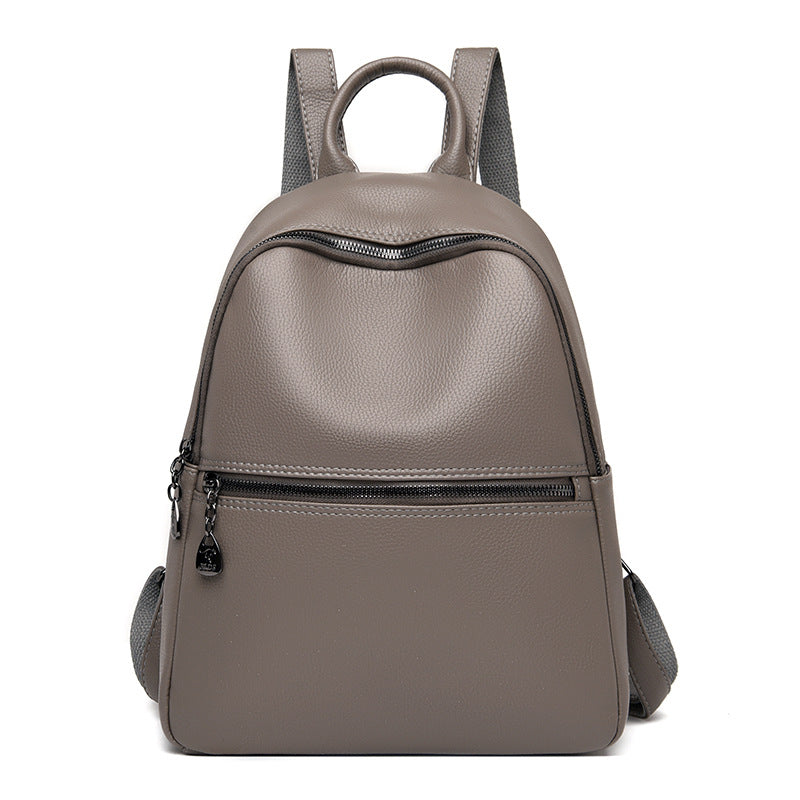 Women's Pretty Unique Big Soft Leather Backpacks