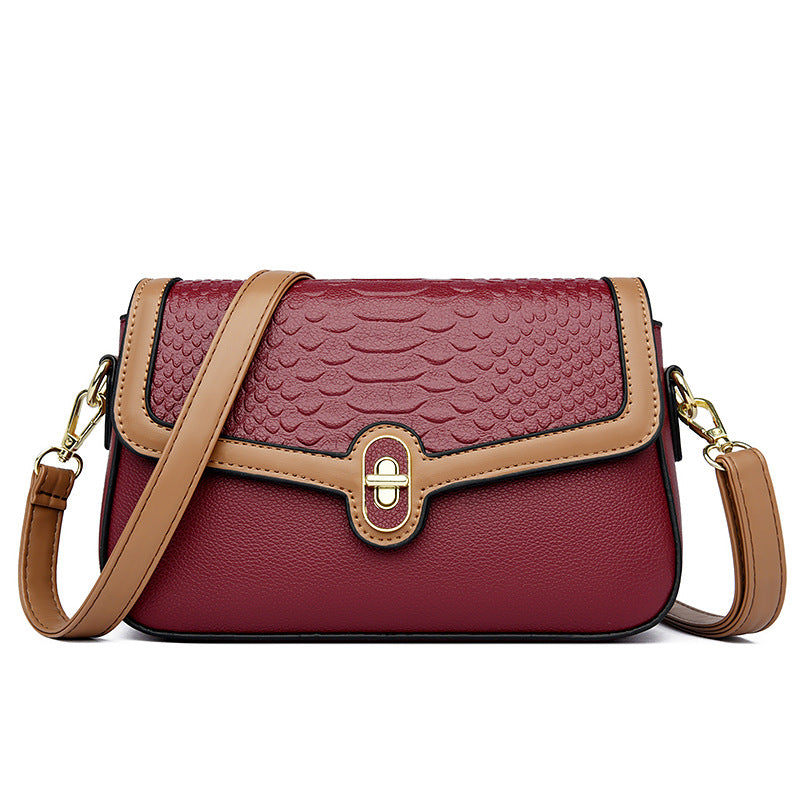 Women's Pretty High-grade Underarm Crocodile Pattern Shoulder Bags